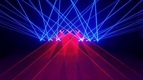 Laser beam show